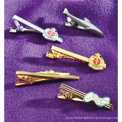 Offset Printing Logo Cufflinks And Tie Clips, For Souvenirs And Apparel Accessories